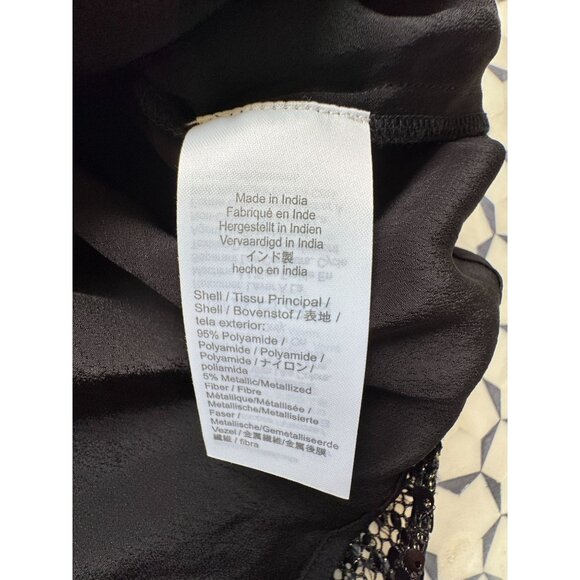 J.Crew Collection Sequin Top & Midi Skirt Set Black Size Small Top & 6 Skirt NWT - Picture 14 of 15